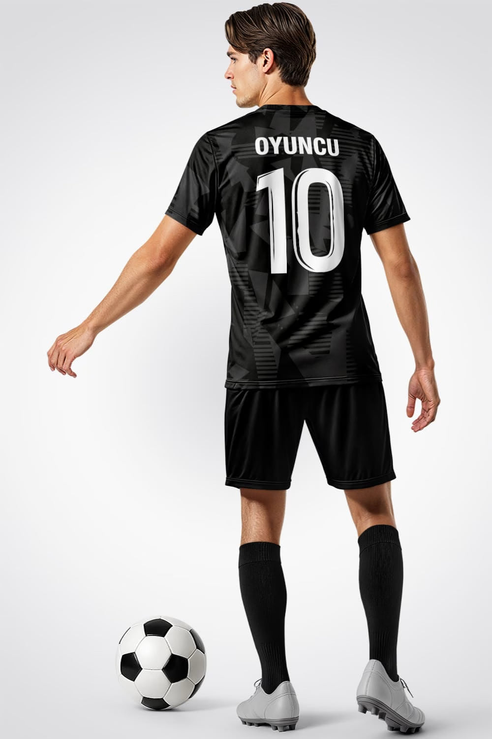 Ai Gri Siyah 2026 Pro Halı Saha Forma - Görsel 3