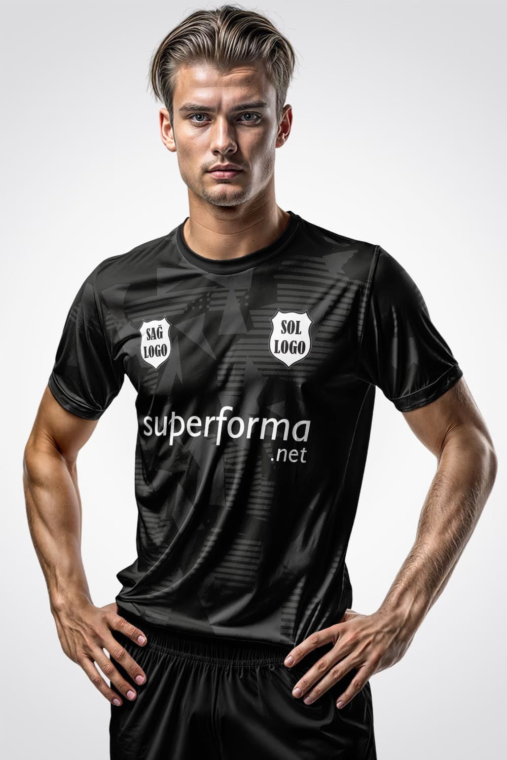 Ai Gri Siyah 2026 Pro Halı Saha Forma