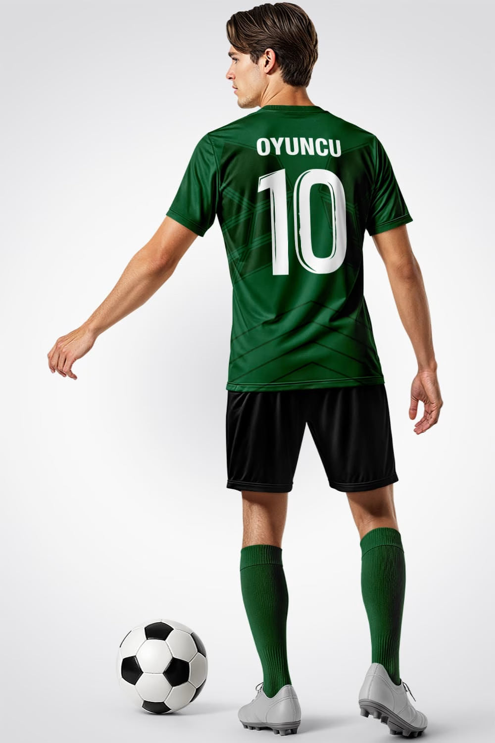 Haki Yeşil Halı Saha Forma - Görsel 3