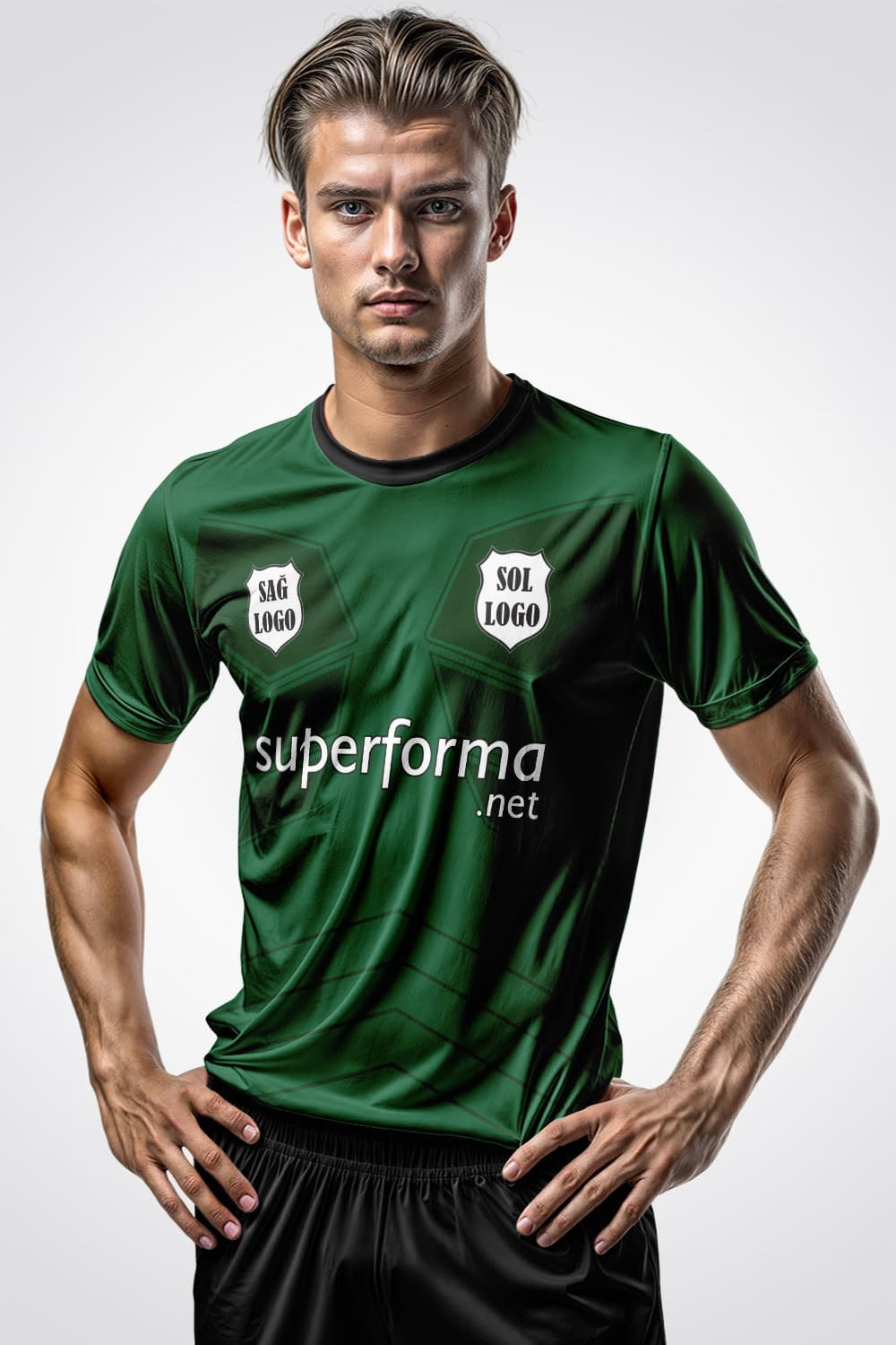 Haki Yeşil Halı Saha Forma