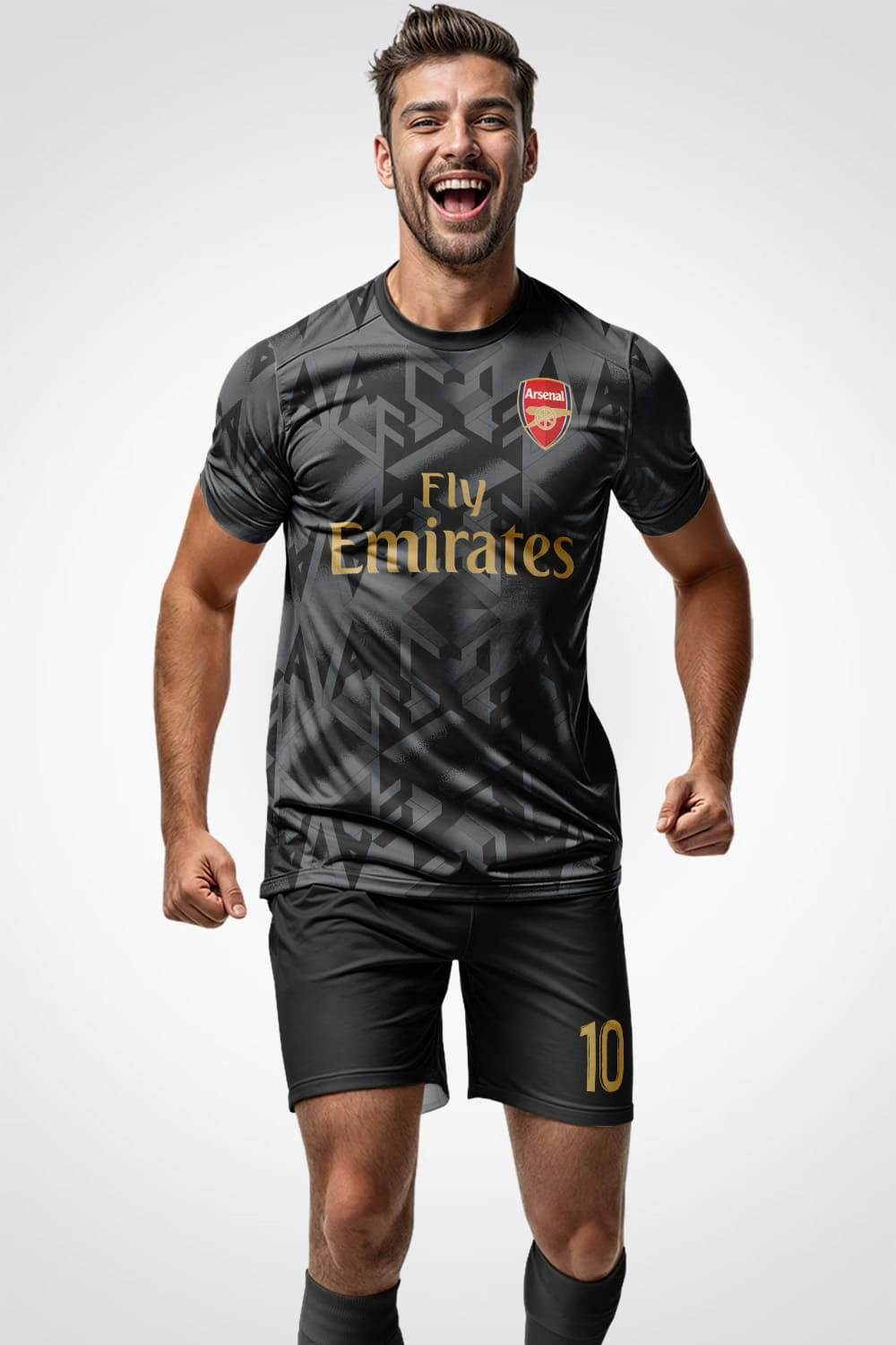 Arsenal Black Futbol Forması