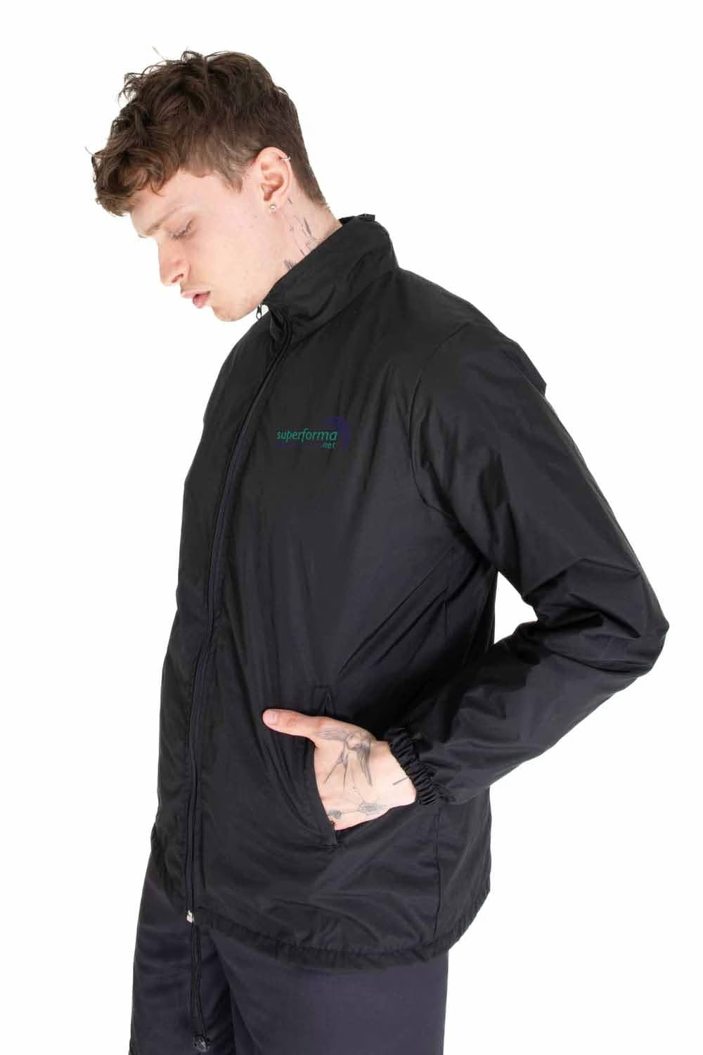 Siyah Yağmurluk - Görsel 2