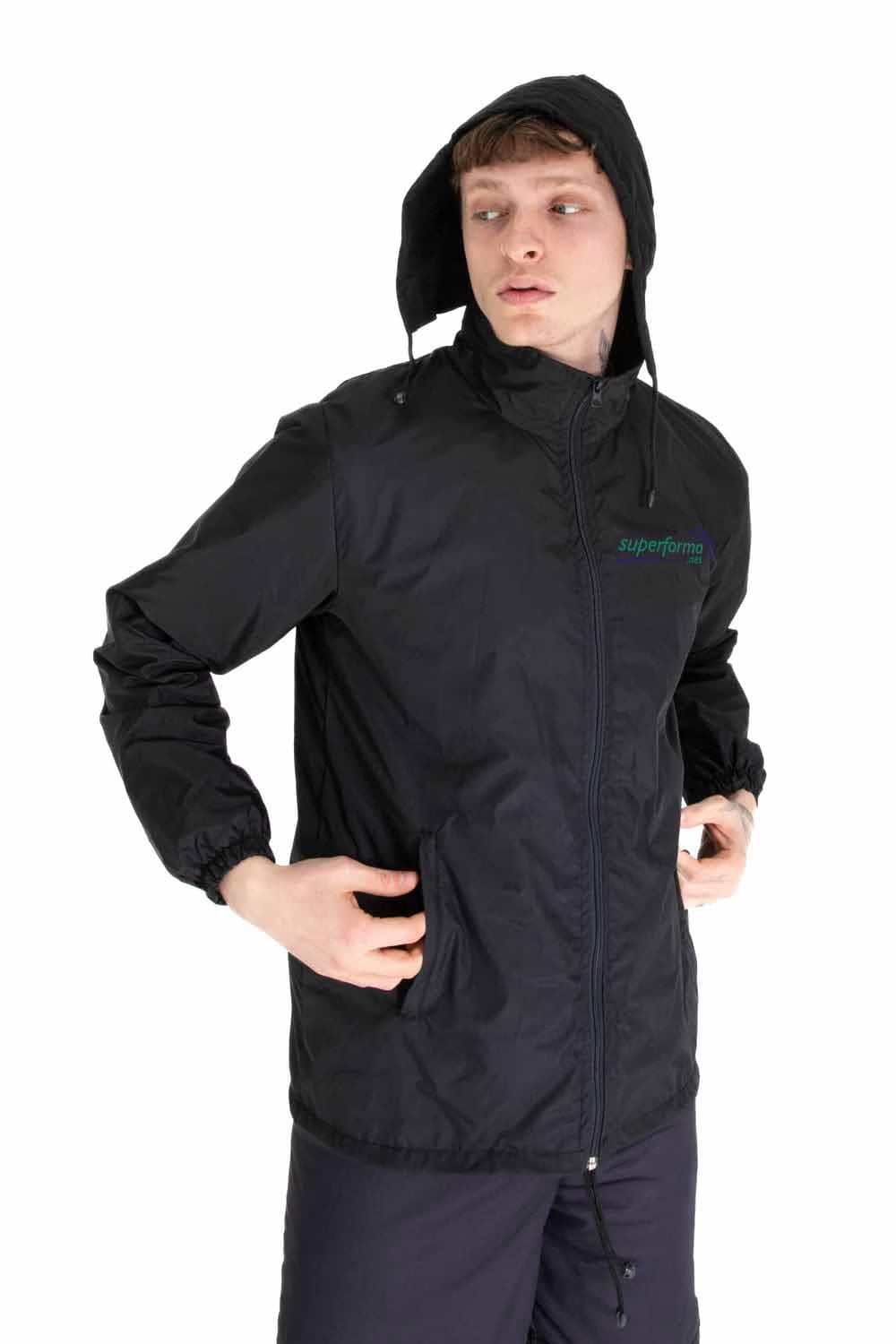 Siyah Yağmurluk - Görsel 3