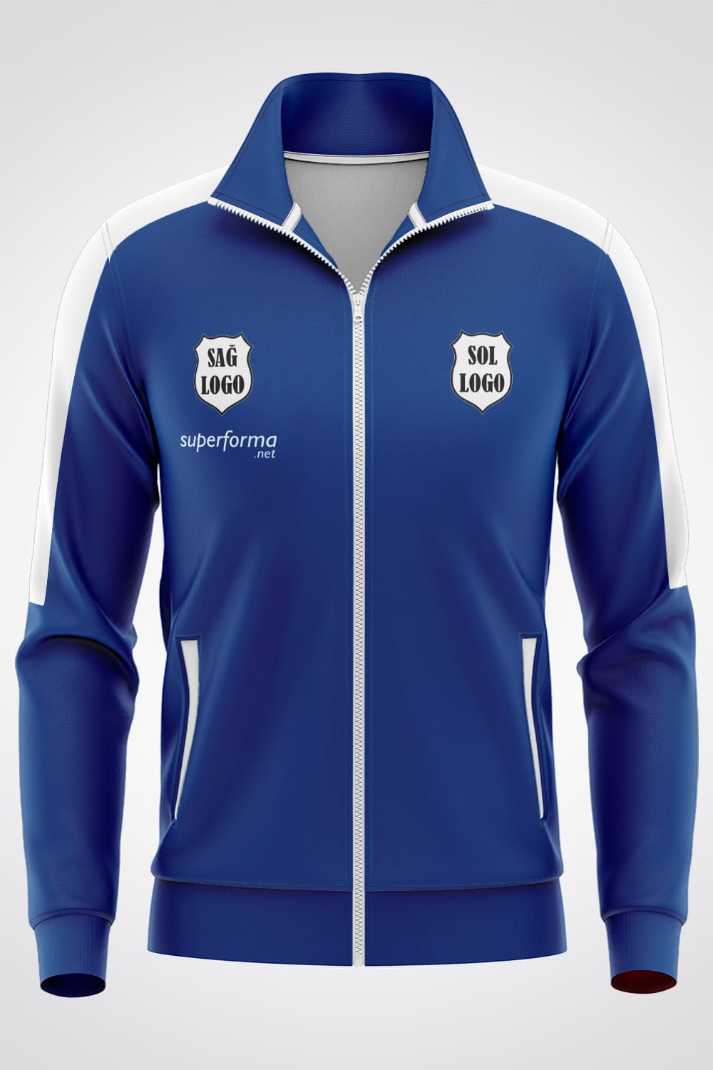 Lacivert Beyaz Eşofman - Forma Yap