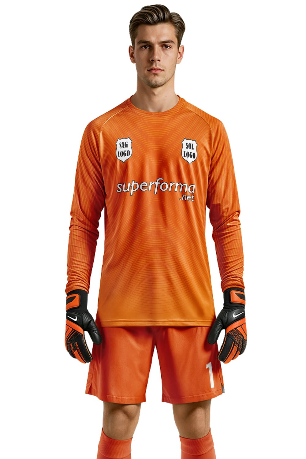 Turuncu Kaleci Forması - Forma Yap