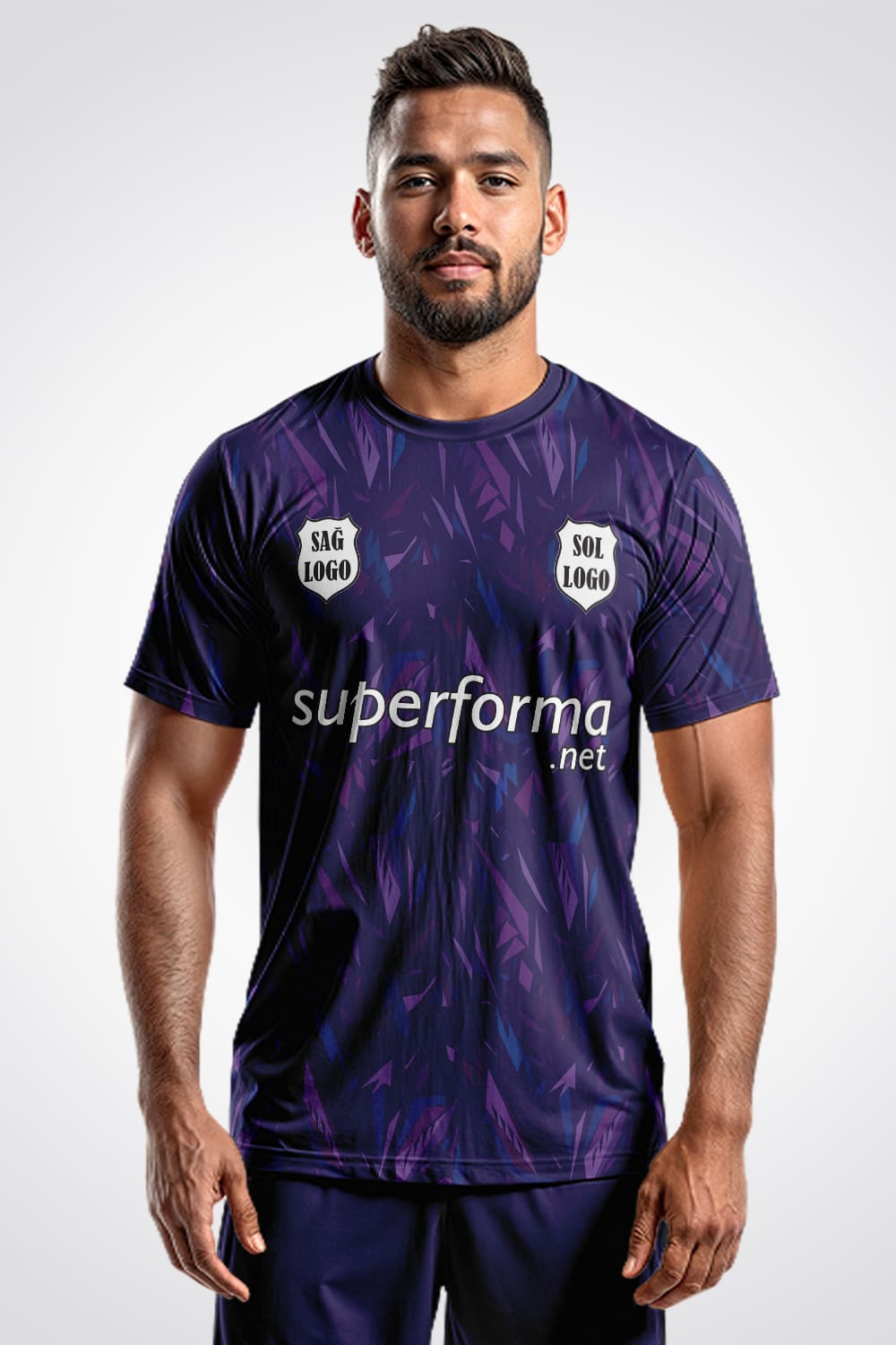 Purple Halı Saha Forma - Forma Yap