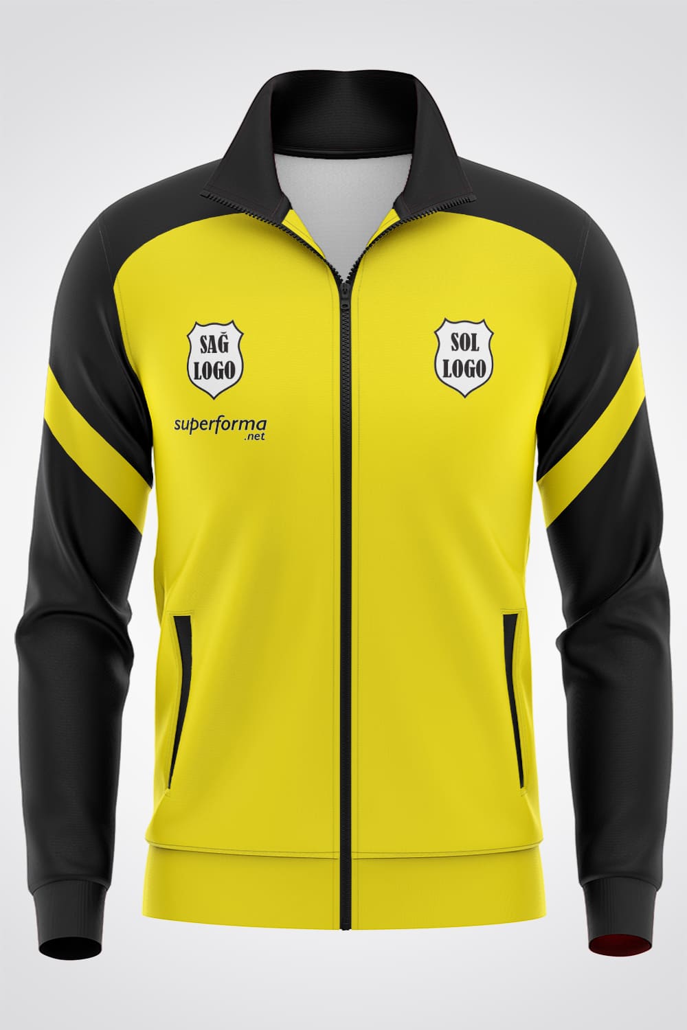 Sarı Siyah Eşofman - Forma Yap