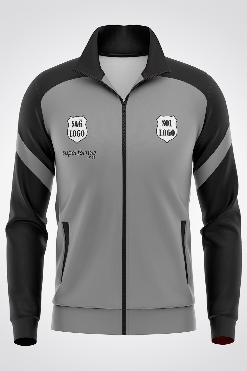 Gri Siyah Eşofman - Forma Yap