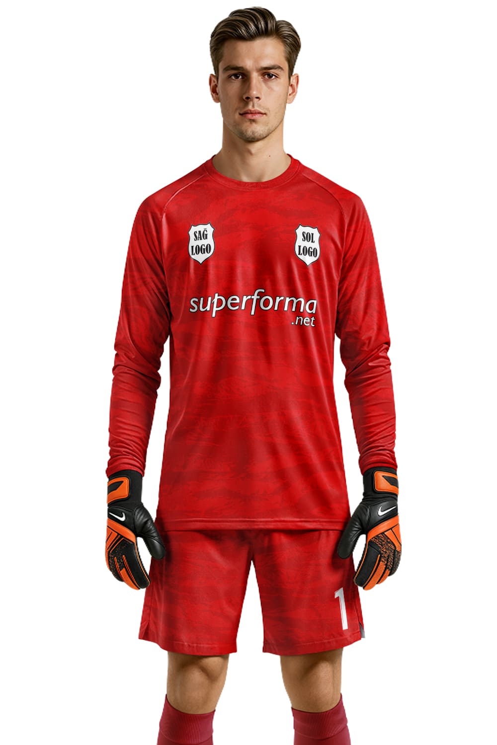 Rose Pattern Kaleci Forması - Forma Yap