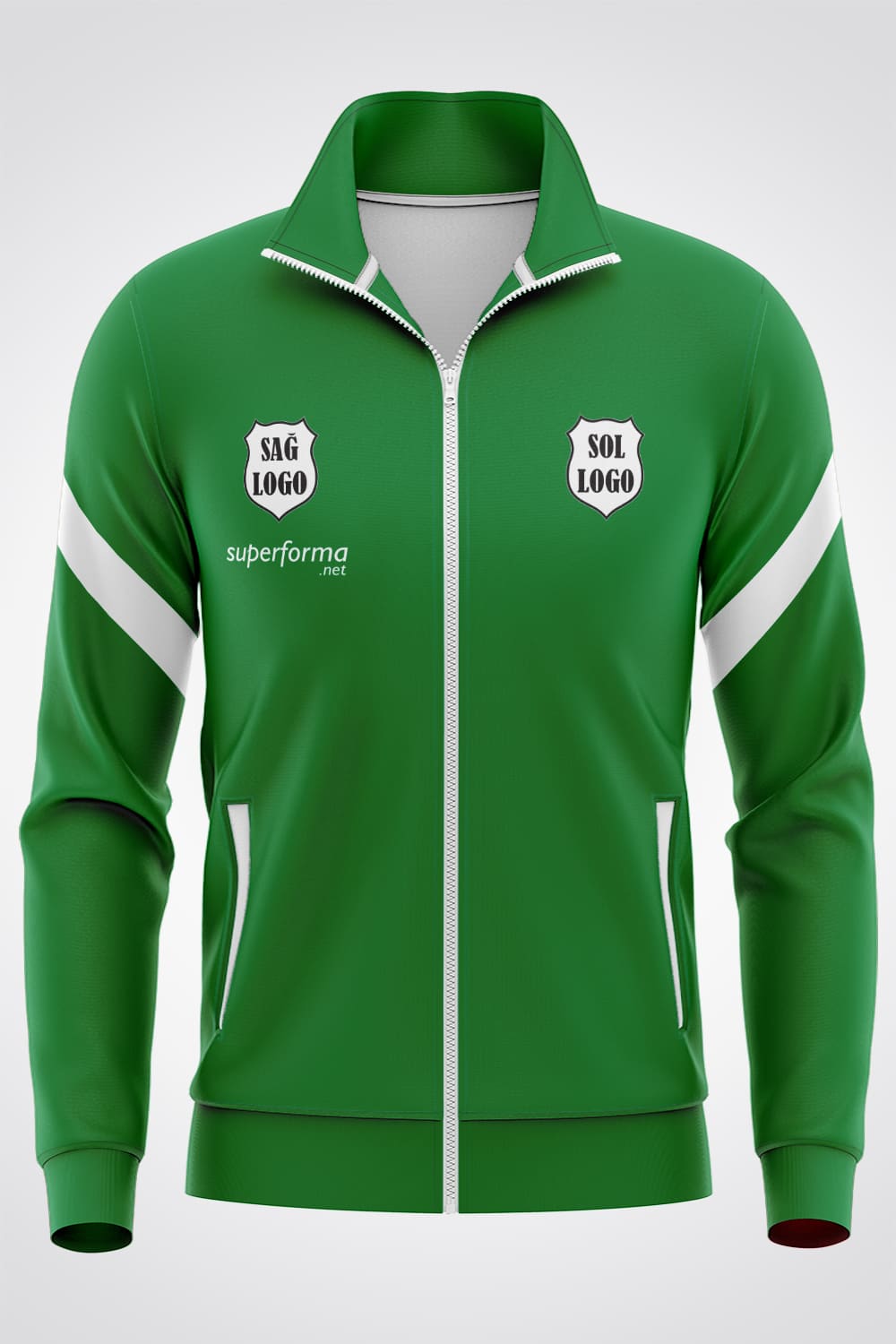 Yeşil Beyaz Eşofman - Forma Yap