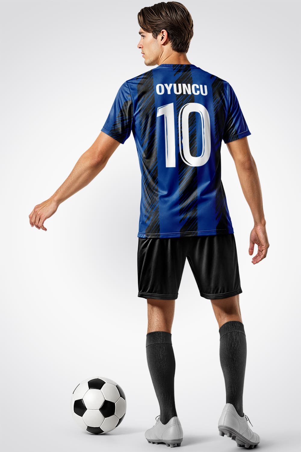 Lacivert Siyah Halı Saha Forma - Forma Yap