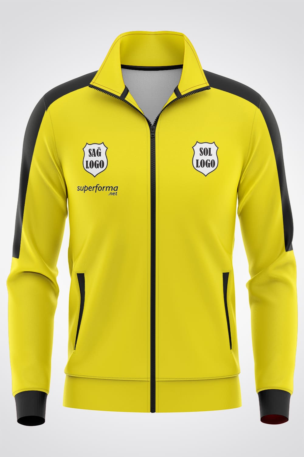 Sarı Siyah Pro Eşofman - Forma Yap