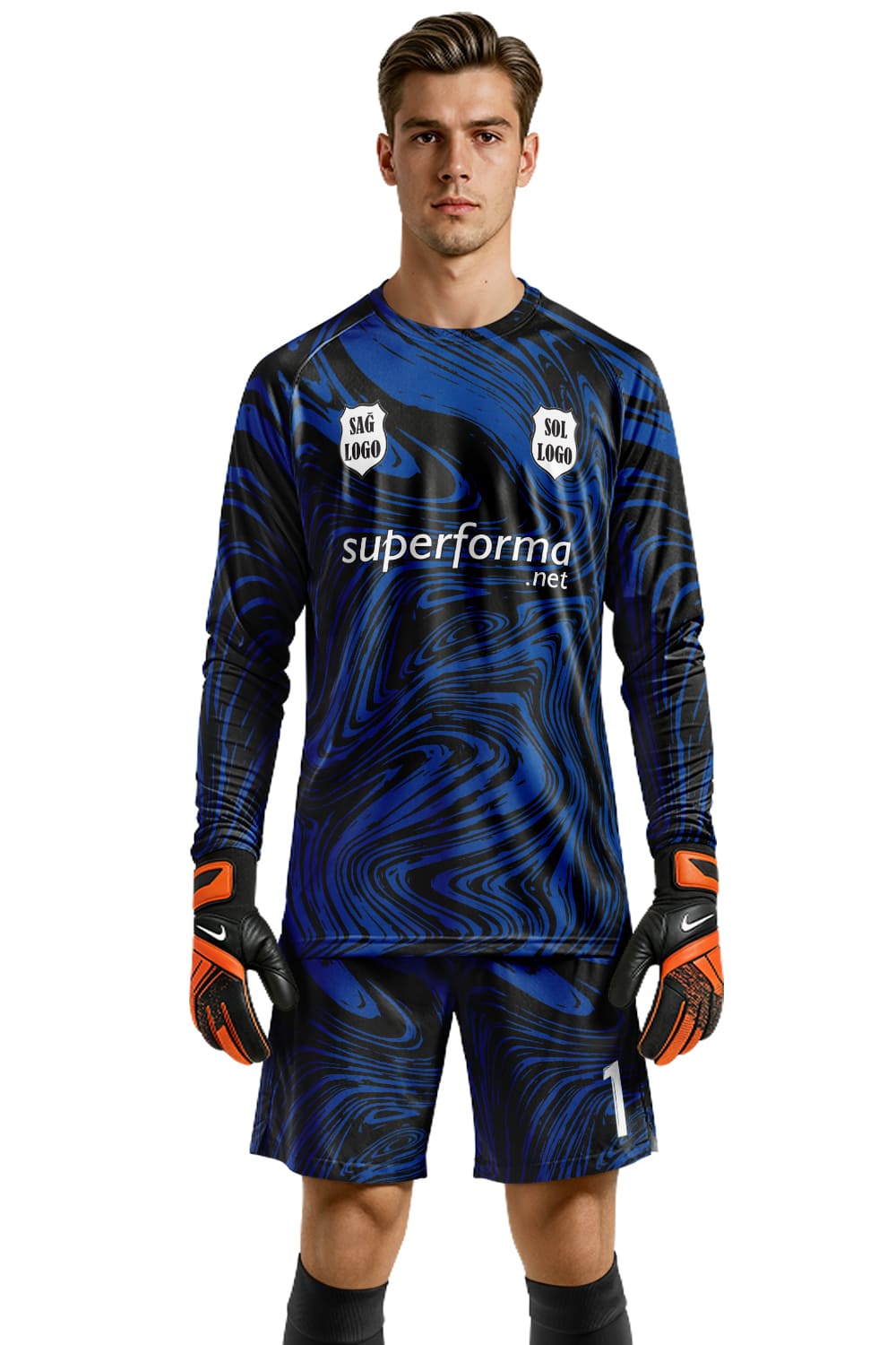 Sax Siyah Kaleci Forması - Forma Yap