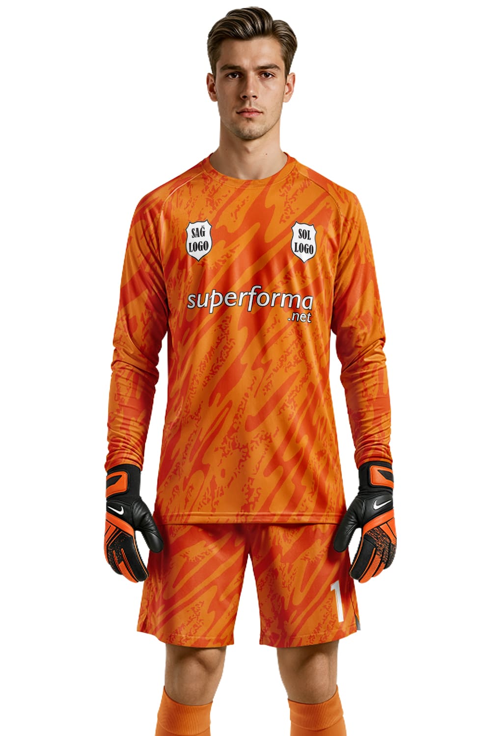 Sarı Kırmızı Kaleci Forması - Forma Yap