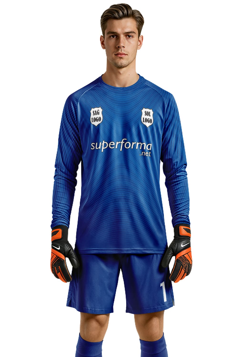 Turkuaz Siyah Kaleci Forması - Forma Yap