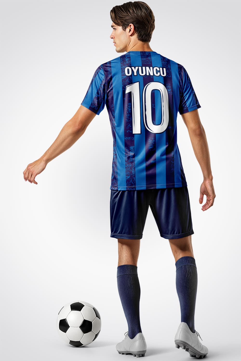 Lacivert Mavi Halı Saha Forma - Forma Yap