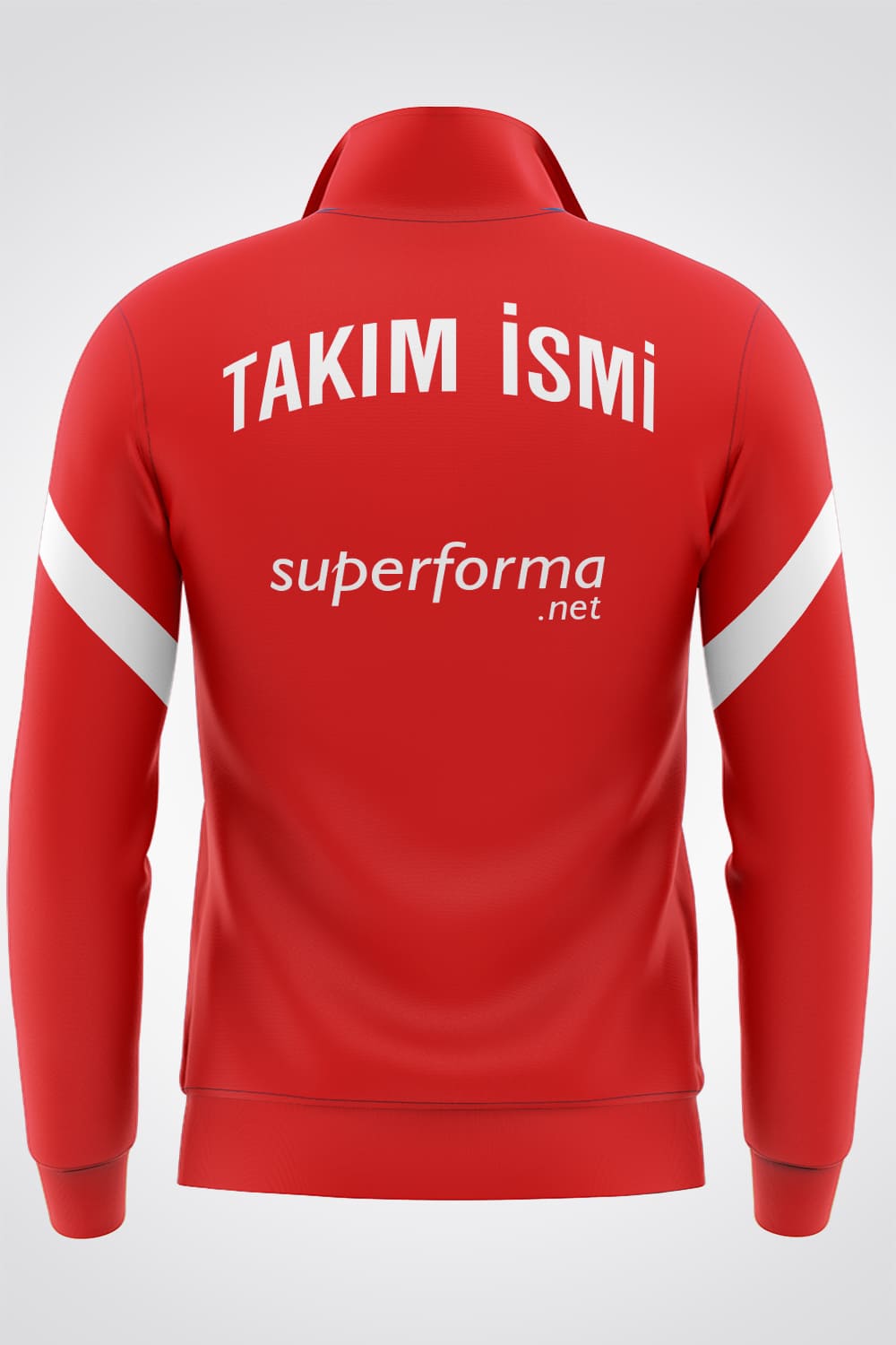 Kırmızı Beyaz Eşofman - Forma Yap